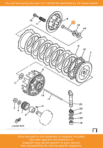 Yamaha rod push 1 - rod,,