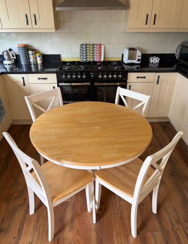 Kitchen pedestal table - kitchen,