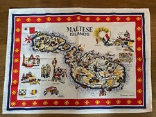 Vintage Map of Malta & Islands