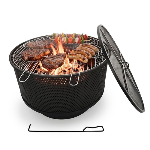 Fire bowl barrel - fire, barrel,