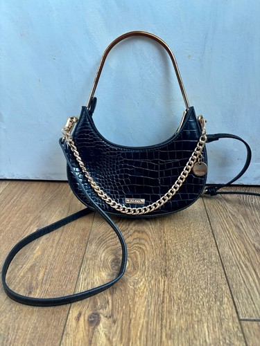 Aldo black croc mini - aldo,