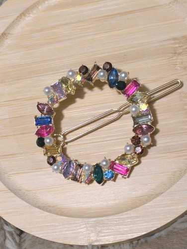 Colorful rhinestones circle - rhinestones,