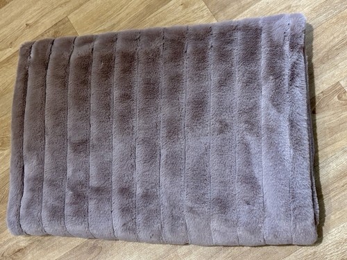Dkny faux fur throw inches - fur,