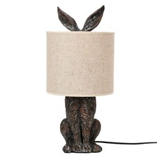 Table Lamp Brown Polyresin 3D