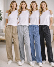 Womens Wide Leg DENIM Pants