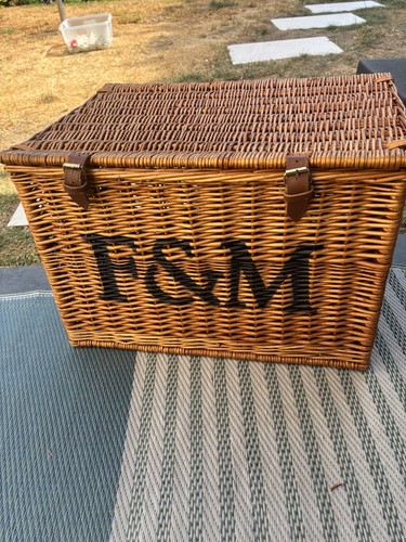 Fortnum mason wicker hamper - mason,