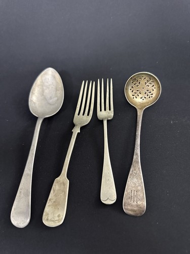 Silver plated cutlery set lot - plated,