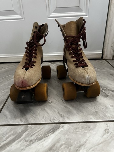 Vintage tan suede - tan, roller