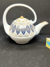 Special Edition Miniature Teapot Porcelain Art Floral