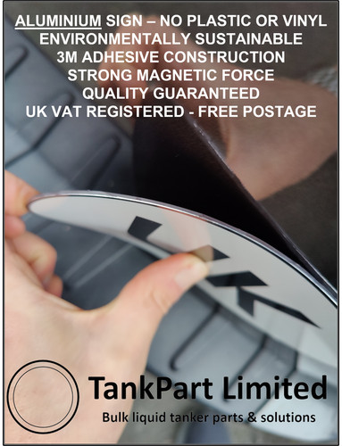 Aluminium magnetic oval - aluminium, uk