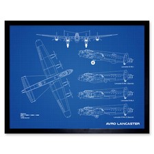 Avro lancaster bomber aircraft - avro,