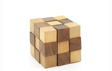 Snake Cube Wooden - BRAIN TEASER