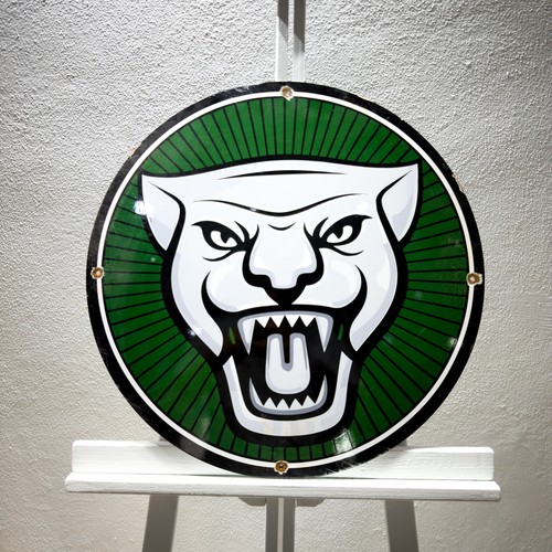Jaguar growler logo - growler, rusted