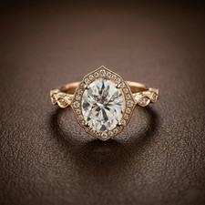 Emerald cut moissanite ring - emerald,