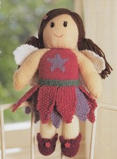 FLOWER FAIRY DOLL~TOY KNITTING PATTERN~CRAFT BOOK EXTRACT