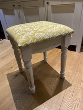 Shabby Chic Dressing Table Stool Reupholstered