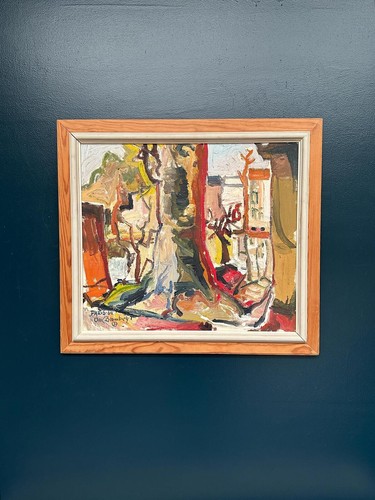 Swedish oil panel paris - oil,