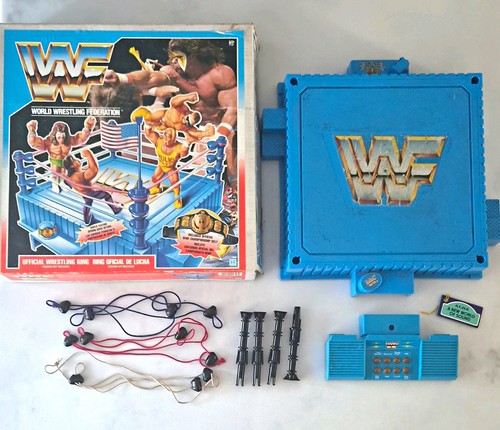 Wwf wrestling ring playset - wrestling,