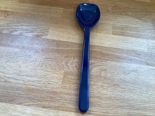 Vintage Retro Rosti Denmark Dark Blue Navy Melamine Serving Spoon