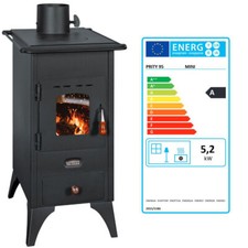 Wood Burning Stove Retro Log Burner Fireplace - Prity MINI SP - 5.2 Kw