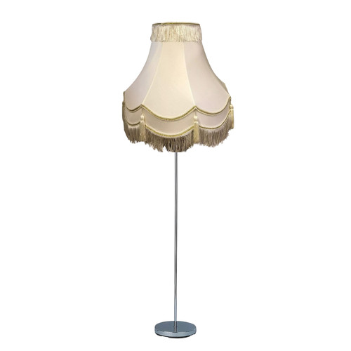 Brushed chrome floor lamp - chrome,