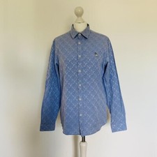 The Spitalfields Shirt Co Men’s Size Medium Light Blue 