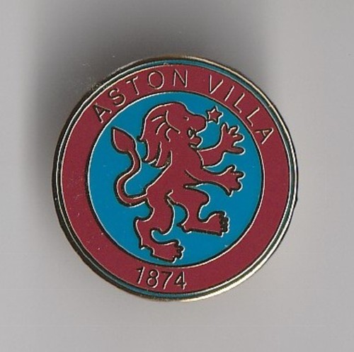 Aston villa lapel badge - aston,