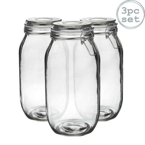 Glass storage jars airtight - jars,