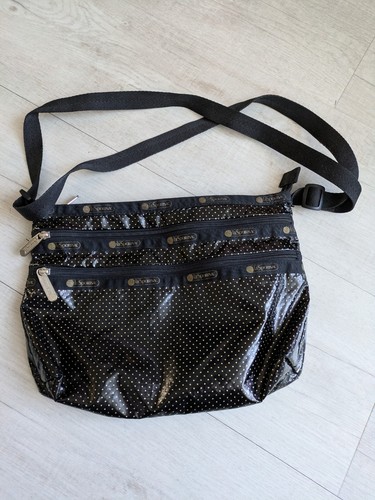 Lesportsac black shine gold - lesportsac,
