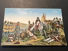 A. Durr & Fils Postcard Napoleon At Waterloo 1815 - Half Battalion At Left..Fire