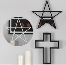 Black Framed Gothic Pentagram