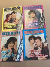 Four 1980s Vintage Blue Jeans