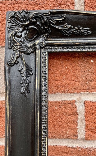 Large black picture frame - black,