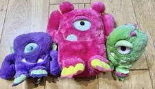 Monsterous Keel Toys Plush Teddy Soft Toy X 3 Job Lot Bundle