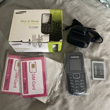 Samsung GT-E1080I Black Unlocked Network Mobile Phone 800 mAh 1.4"Screen display