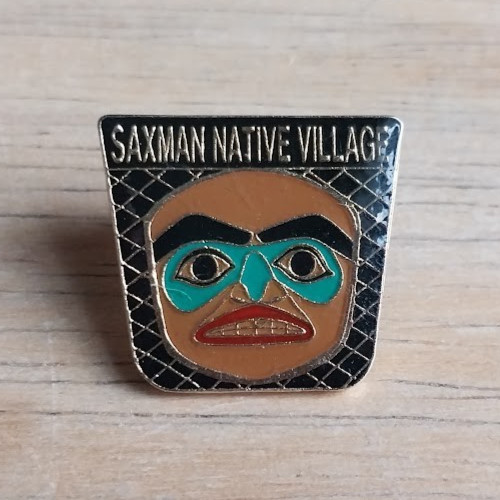 Saxman native village pin - saxman,