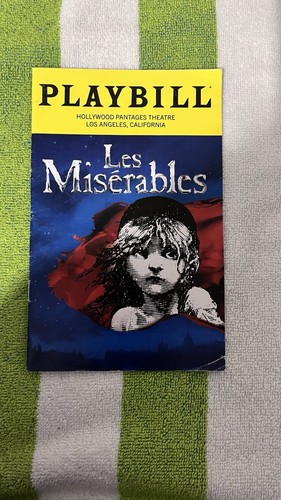 Les miserable playbill and - les,