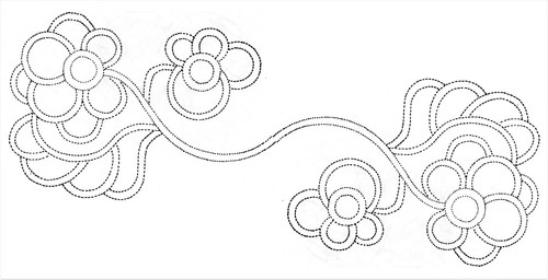 Vintage embroidery transfer - embroidery,