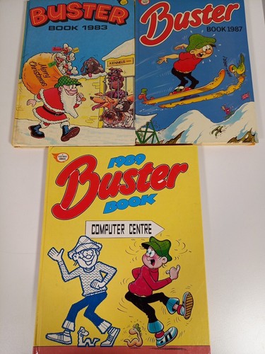 Buster books 1983 1987 1989 - buster,