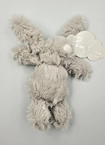 Soft grey plush rabbit 13cm - 13cm, by