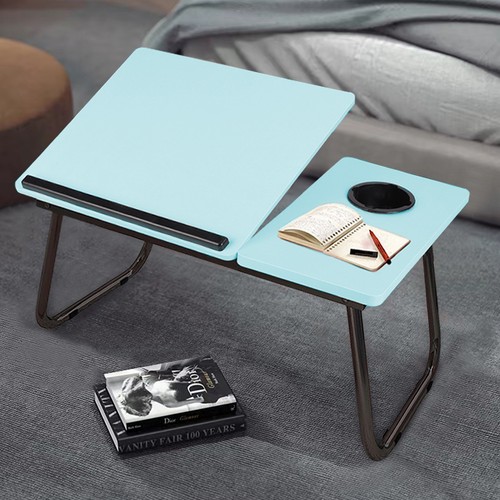 Folding laptop desk with cup - laptop,
