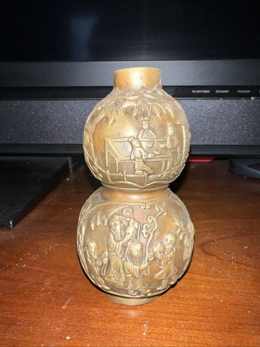 Antique chinese bronze - bronze, double
