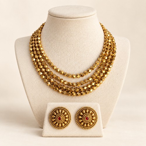 South indian antique gold tone - south,