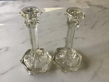 Pair Of Moulded Glass