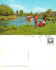 Vintage Postcard - The River