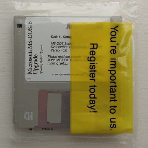 Microsoft dos version - ms-dos, 6.0