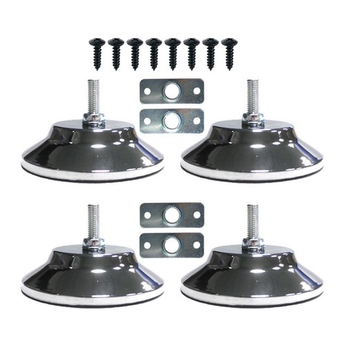 Pool table leg levelers metal - table,