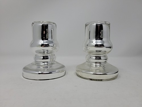 Pair antique mercury glass - antique,