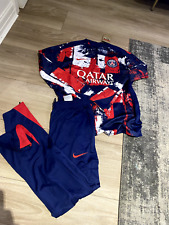 Nike PSG Tracksuit - Paris Saint Germain Blue Red White football DriFit Large