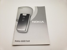 New Old Stock German Nokia 6600 Fold Mobile Phone User Guide Manual